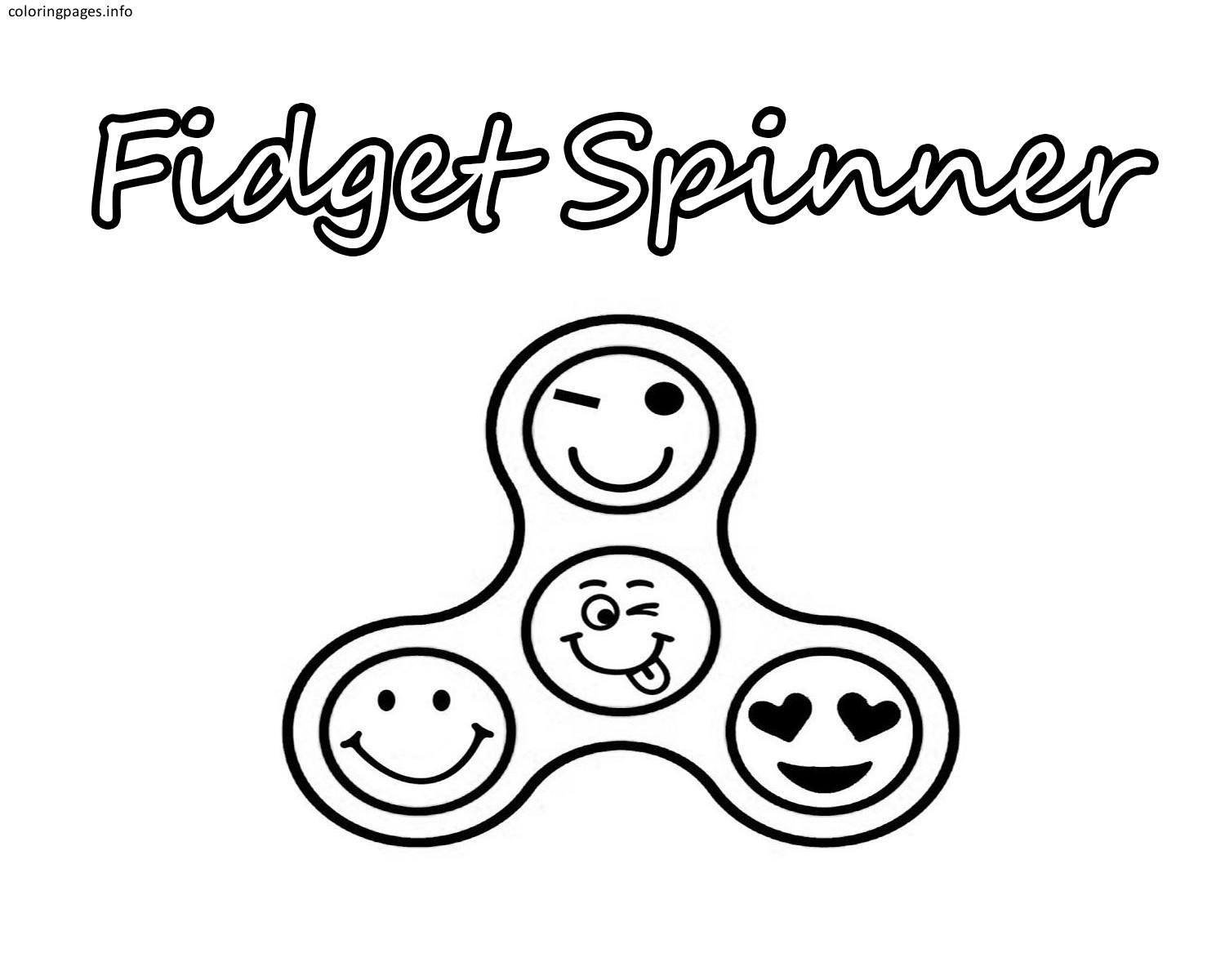 fidget spinner coloring pages (10)