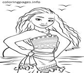 moana coloring pages for kids