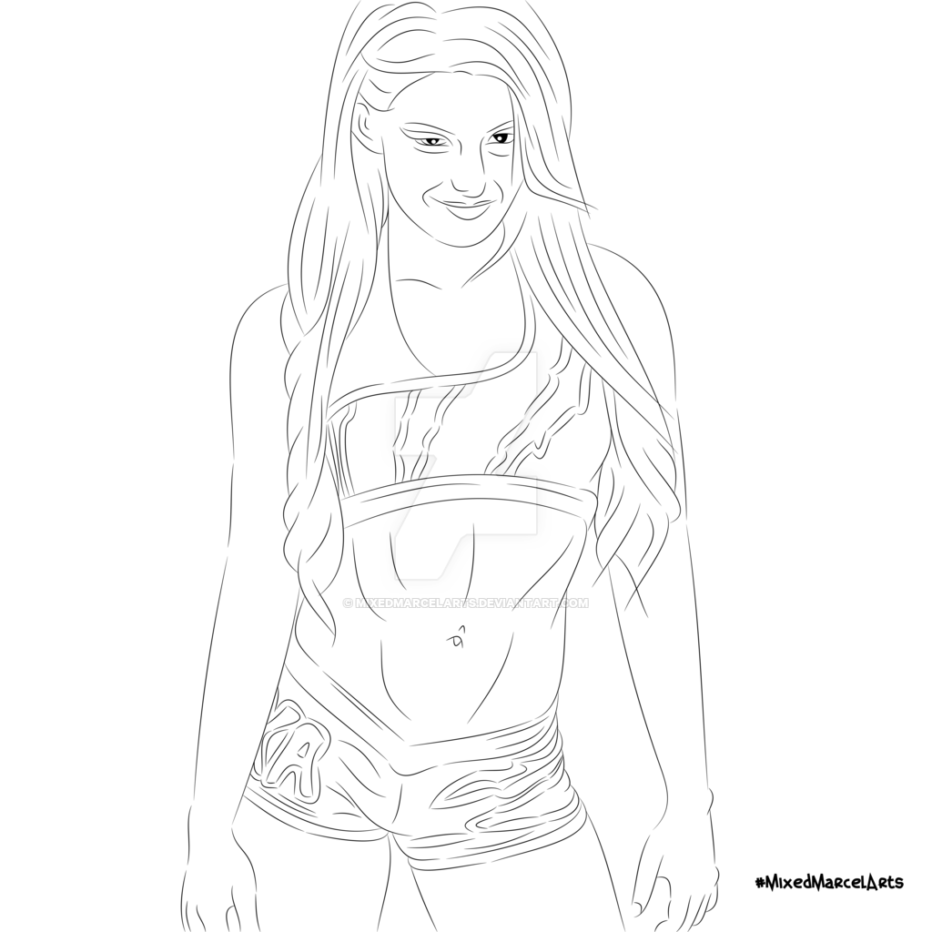 4 Free Printable Becky Lynch Coloring Pages Coloringtk